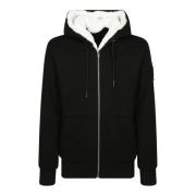 Logo Hoodie met Trekkoord Moose Knuckles , Black , Heren