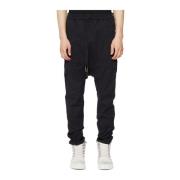 Katoenen en Linnen Broek Boris Bidjan Saberi , Black , Heren