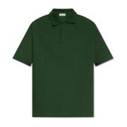 Polo shirt met geborduurd logo Burberry , Green , Heren