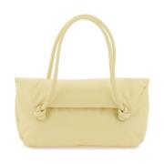 Gewatteerde leren schoudertas Jil Sander , Yellow , Dames