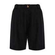 Zwaan geplooide shorts Aeron , Black , Dames