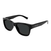Zwarte zonnebril met originele accessoires Saint Laurent , Black , Her...