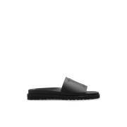 Leren slippers Dsquared2 , Black , Heren