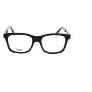 Stijlvolle Fendi Zonnebril Fendi , Black , Unisex