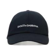 Midnight Blue Baseball Cap Dolce & Gabbana , Blue , Heren