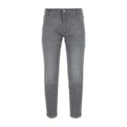 Grijze stretch denim Indie jeans PT Torino , Gray , Heren