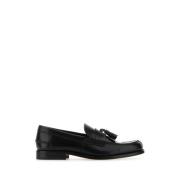 Zwarte leren loafers Tod's , Black , Heren