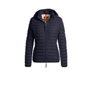 Geena Blue Navy Gewatteerd Jack Parajumpers , Blue , Dames