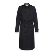 Kensington Lange Trenchcoat Burberry , Black , Heren