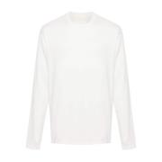 Katoenen Stretch Crew Neck T-shirts en Polos Jil Sander , White , Here...