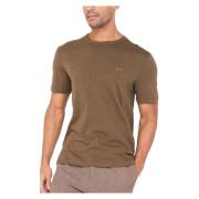 Heren T-Shirt Lente/Zomer Collectie 100% Katoen Boss , Green , Heren
