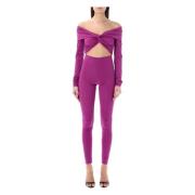 Cut-Out Jumpsuit Kendall Style Andamane , Purple , Dames