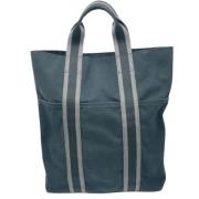 Pre-owned Canvas handbags Hermès Vintage , Blue , Dames