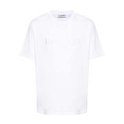 Klassieke T-shirt Collectie Lanvin , White , Heren