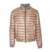 Licht Tortora Bomber Herno , Brown , Heren