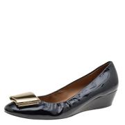 Pre-owned Leather heels Salvatore Ferragamo Pre-owned , Black , Dames