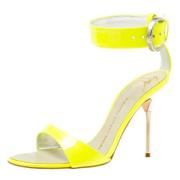 Pre-owned Leather sandals Giuseppe Zanotti Pre-owned , Green , Dames