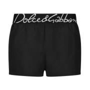 Zwarte zee kleding met logo Dolce & Gabbana , Black , Heren