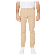 Tapered Chino Broek Tommy Jeans , Beige , Heren