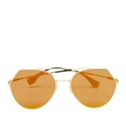 Pre-owned Acetate sunglasses Fendi Vintage , Yellow , Dames