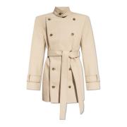 Stockholm korte trenchcoat The Mannei , Beige , Dames