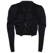 Pre-owned Denim outerwear Louis Vuitton Vintage , Black , Dames