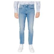 Regenerative Cotton Tapered Jeans Tommy Jeans , Blue , Heren