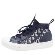 Pre-owned Fabric sneakers Dior Vintage , Blue , Dames