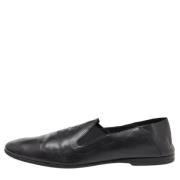 Pre-owned Leather flats Alexander McQueen Pre-owned , Black , Dames