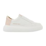 Greenwich Sneakers met Roze Details Alexander Smith , White , Dames