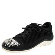 Pre-owned Mesh sneakers Miu Miu Pre-owned , Black , Dames