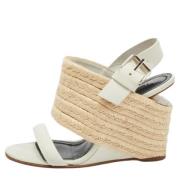 Pre-owned Leather sandals Alexander Wang Pre-owned , White , Dames