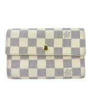 Pre-owned Canvas wallets Louis Vuitton Vintage , Beige , Dames