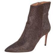 Pre-owned Fabric boots Aquazzura Pre-owned , Brown , Dames