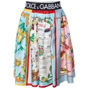 Pre-owned Silk bottoms Dolce & Gabbana Pre-owned , Multicolor , Dames