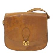 Pre-owned Leather shoulder-bags Louis Vuitton Vintage , Brown , Dames