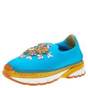 Pre-owned Fabric sneakers Dolce & Gabbana Pre-owned , Blue , Dames