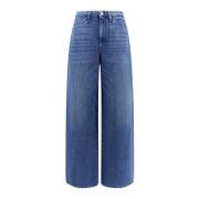 Wijde Flared Denim Jeans 3X1 , Blue , Dames
