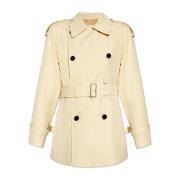 Korte trenchcoat Burberry , Beige , Dames