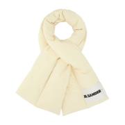 Crème polyester sjaal Jil Sander , Yellow , Heren