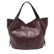 Pre-owned Leather handbags Givenchy Pre-owned , Purple , Dames