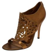 Pre-owned Leather sandals Gianvito Rossi Pre-owned , Brown , Dames