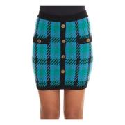 Tartan Style Minirok Suncoo , Blue , Dames