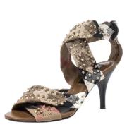 Pre-owned Canvas sandals Burberry Vintage , Beige , Dames