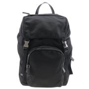 Pre-owned Fabric backpacks Prada Vintage , Black , Dames