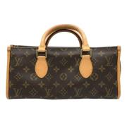 Pre-owned Canvas handbags Louis Vuitton Vintage , Brown , Dames