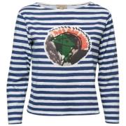 Pre-owned Cotton tops Burberry Vintage , Blue , Dames