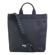 Pre-owned Fabric totes Burberry Vintage , Black , Dames