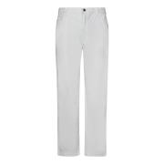 Witte Jeans met Logo Label en Wijde Pijpen Polo Ralph Lauren , White ,...