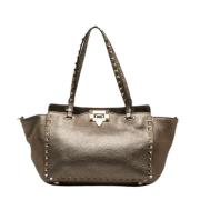 Pre-owned Leather totes Valentino Vintage , Brown , Dames